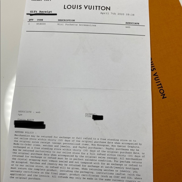 Louis Vuitton Mini Pochette Damier Ebene - Picture 7 of 7